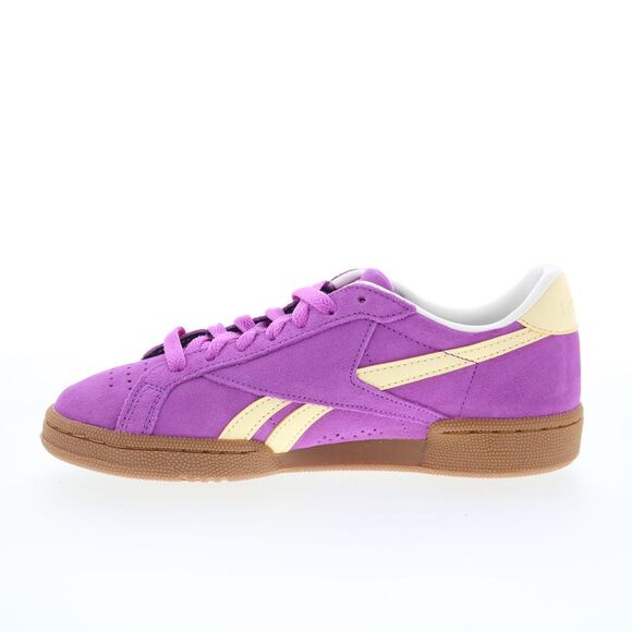 Reebok Womens Club C Grounds UK Purple Shoes (NWT) - Picture 5 of 7
